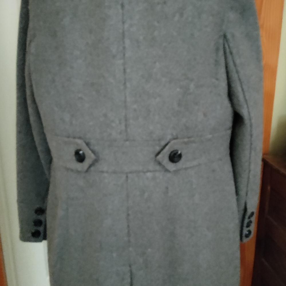 Wool Button Up Coat - image 3
